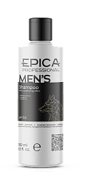 EPICA Professional Мужской шампунь с кондиционирующим эффектом, маслом апельсина, экстрактом бамбука и витамином PP, 250 мл