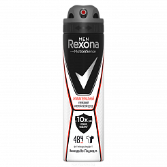Rexona Men Антибактериальный и невидимый на черной и белой одежде Антиперспирант аэрозоль, 150 мл