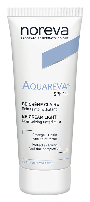 NOREVA АКВАРЕВА ВВ крем SPF15, светлый тон, 40 мл