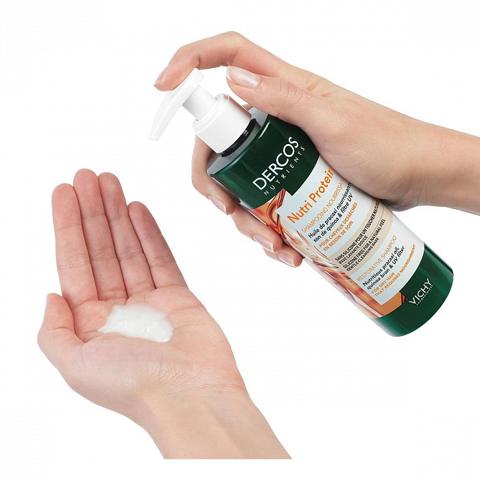 VICHY DERCOS NUTRIENTS Nutri Protein Шампунь Восстанавливающий 250 мл