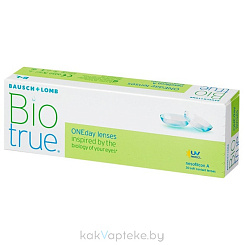 Линзы контактные мягкие  Biotrue ONEday (nesofilcon A) 1шт