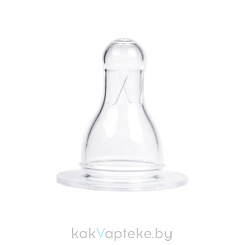 Сanpol babies Соска мол. силиконовая 18/318 ( поток для каши (пакет))