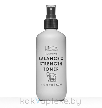 Limba Cosmetics Тоник для кожи головы против перхоти и шелушений Balance & Strength Toner, 300 мл