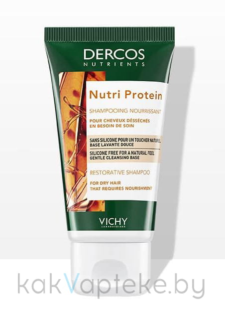 VICHY DERCOS NUTRIENTS Nutri Protein Шампунь Восстанавливающий 50 мл
