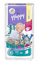 Bella Baby Happy Junior Extra Подгузники гигиенические для детей (Flexi Fit), 54 шт