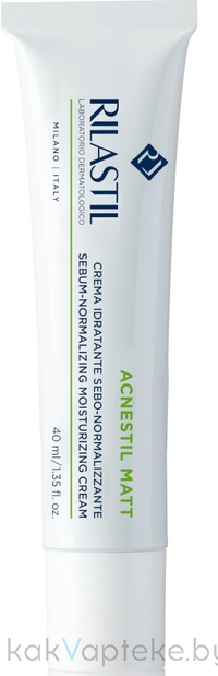 Rilastil ACNESTIL MATT Себо-нормализирующий увлажняющий крем 40 мл