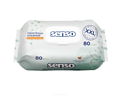 SENSO Полоценца влажные, 80 шт