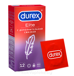 Презервативы из натурального латекса Durex® Elite 12шт
