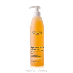 BYPHASSE Шампунь для сухих волос SUBLIM PROTECT с кератином, 520 мл