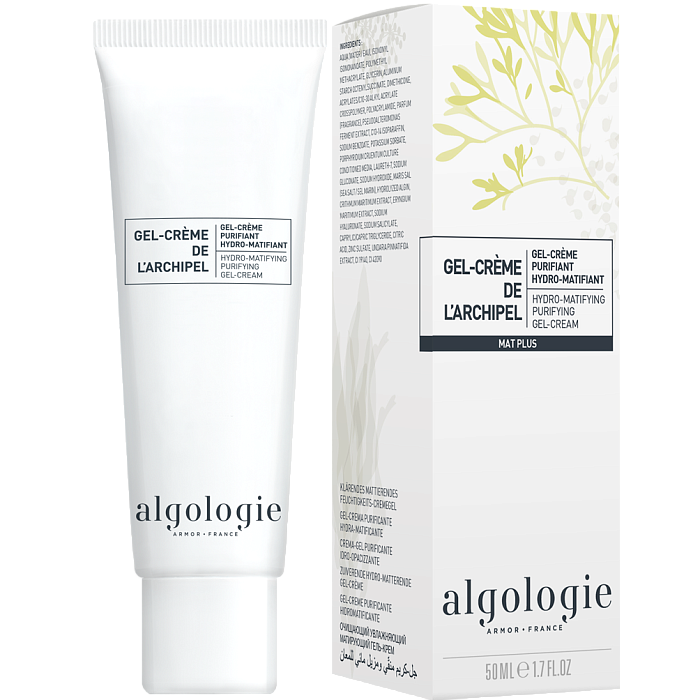 ALGOLOGIE L'ARCHIPEL Гель-крем очищающий увлажняющий матирующий, 50 мл