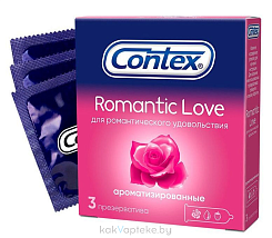 Презервативы латексные Contex №3 Romantic Love (ароматизированные)