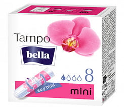 Bella Tampo mini Тампоны женские гигиенические без аппликатора 8 шт