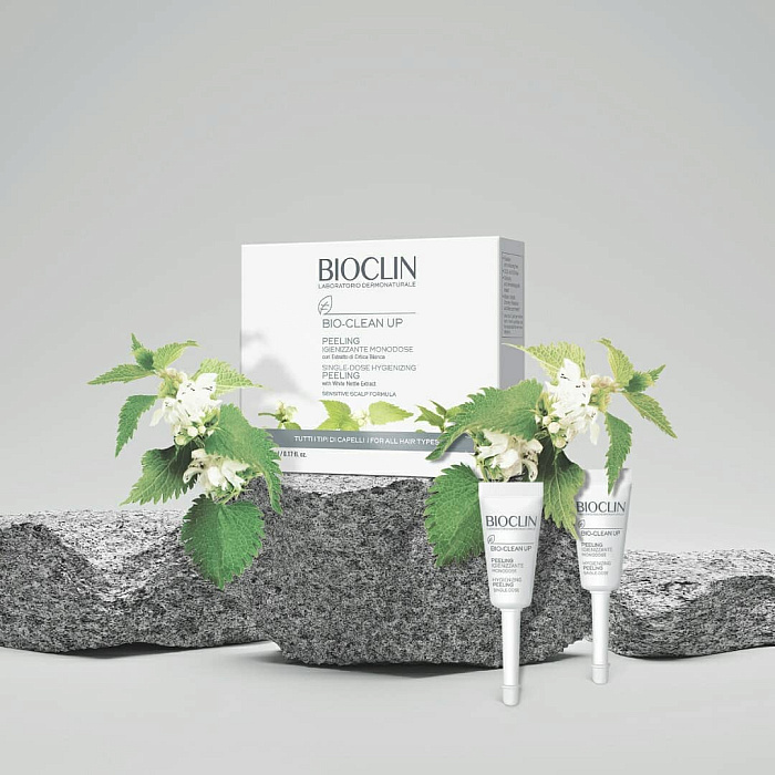 BIOCLIN BIO-CLEAN UP Крем-пилинг для всех типов волос, 6х5 мл