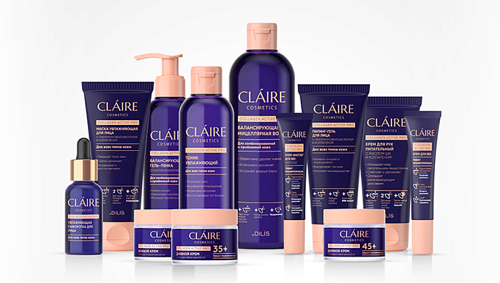 CLAIRE Collagen Active Pro Тоник увлажняющий, 200 мл