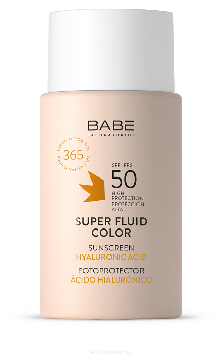 LABORATORIOS ВАВЕ Супер флюид с тонирующим эффектом SPF50 / SUPER FLUID COLOR SUNSCREEN SPF50 50мл