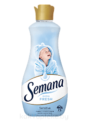 SEMANA Кондиционер концентрированный для тканей Чувствительный 1,5л