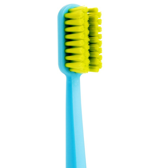 Revyline SM6000 Зубная щетка, голубая с салатовой щетиной (5693 ortho)