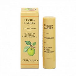 L'Erbolario Витаминный блеск для губ на базе яблочного сока и мандарина 4,5 мл