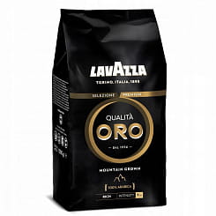 Lavazza Кофе натуральный жареный в зернах, среднеобжаренный  Qualita Oro Mountain Grown, 1000 гр