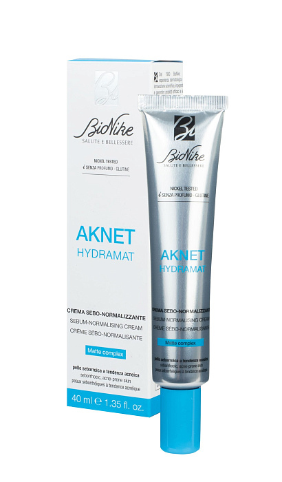BioNike Крем увлажняющий себо-нормализующий для лица AKNET HYDRAMAT SEBUM-NORMALISING CREAM, 40 мл