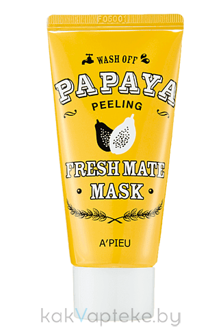 A'PIEU Очищающая маска для лица Fresh Mate Papaya Mask (Peeling), 50 мл