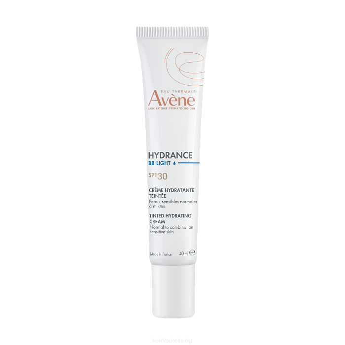 AVENE HYDRANCE BB Light Увлажняющий крем с тонирующим эффектом SPF 30 40 мл