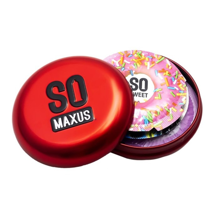 Презервативы мужские из натурального латекса Maxus Ultra Thin (Ультратонкие) 3 шт в упаковке