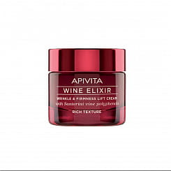 APIVITA  Крем-лифтинг для повышения упругости кожи и борьбы с морщинами, с насыщенной текстурой / Wine Elixir Wrinkle & Firmness Lift Cream – Rich Texture, 50 мл