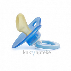 ПОМА Соска-пустышка латексная (адаптированной формы), 0+, арт.5512, 1шт.