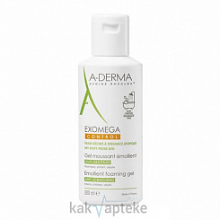 A-DERMA ЭКЗОМЕГА КОНТРОЛЬ Смягчающий пенящийся гель д/сух. кожи 200 мл