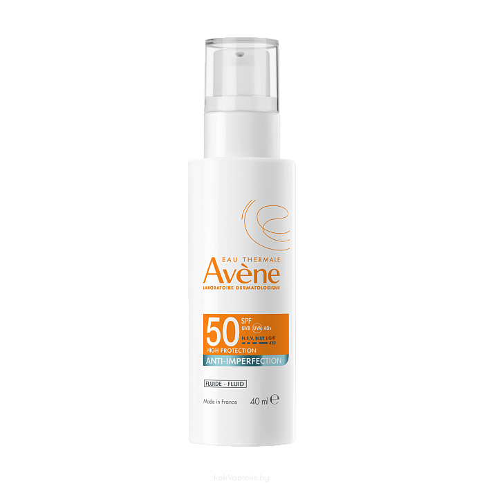 AVENE Солнцезащитный флюид против несовершенств ANTI-IMPERFECTION SPF50 40 мл