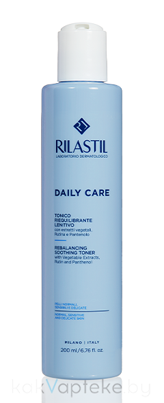 Rilastil DAILY CARE Тоник для лица для нормальной, чувствительной и деликатной кожи 200 мл