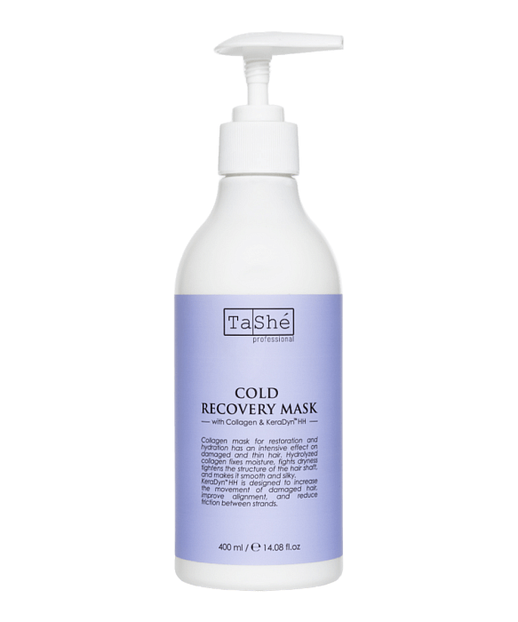 Tashe Professional Коллагеновая маска для интенсивного восстановления волос Сold Recovery, 400 мл