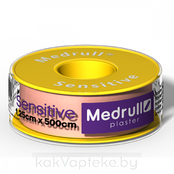 Пластыри  Medrull "Sensitive" (ролик) 1,25 х 500см
