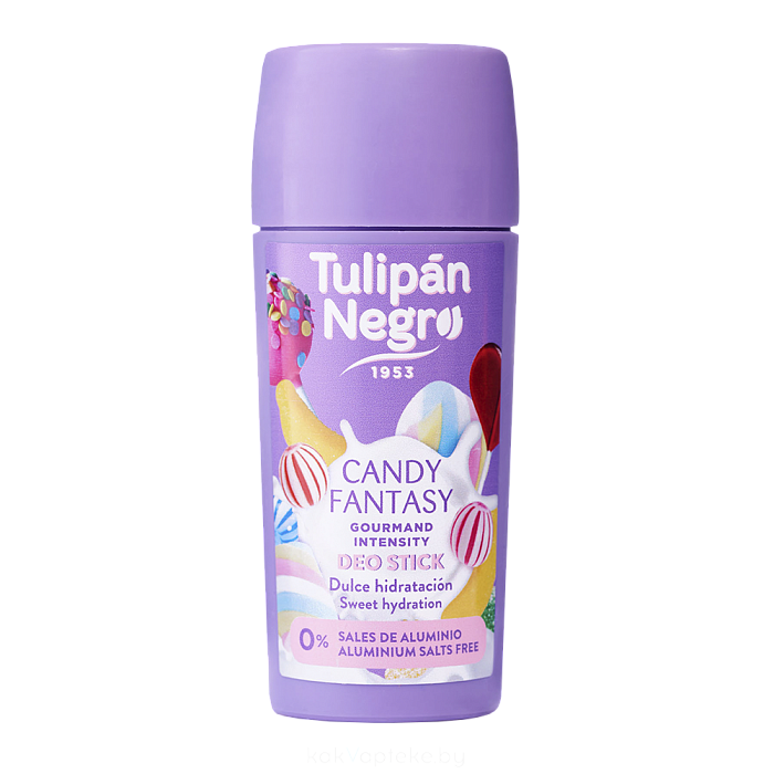 Tulipan Negro Дезодорант стик Конфетная фантазия/CANDY FANTASY, 60 мл