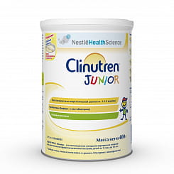 Клинутрен Юниор со вкусом ванили Специализированный пищевой продукт диетического профилактического питания для детей 1-10 лет, 400 г