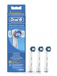 Oral-B Сменные насадки для электрических зубных щеток Precision Clean EB20, 3шт