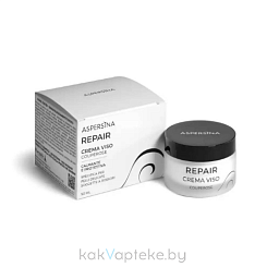 Pharmalife Research ASPERSINA REPAIR CREMA VISO Крем успокаивающий защитный для чувствительной кожи, склонной к покраснению с муцином улитки 50 мл