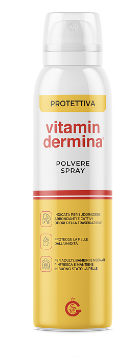 VITAMINDERMINA Присыпка-спрей для младенцев, детей и взрослых 150 мл