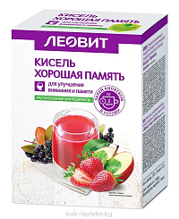 Кисель Хорошая память. Спец. пищ. продукт диет.проф. пит. 5пак по 20г. Уп100г