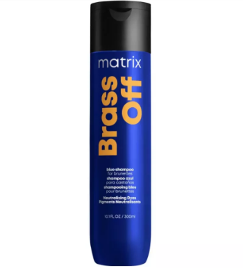 Matrix Шампунь синий для темного блонда Brass Off/Брасс Офф, 300 мл