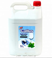 Gallus Жидкость для мытья посуды Мята, 5 л