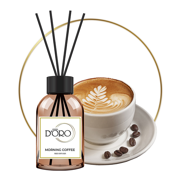 Gamma D'ORO Аромадиффузор для дома Утренний кофе 100 мл MORNING COFFEE