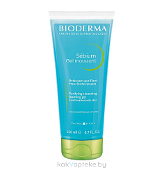 Bioderma Гель для лица очищающий Sebium 200 мл (туба)