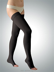 AVICENUM/АВИЦЕНУМ 360 (с резинкой, открытым носком), чулки р-р M long цвет 9999 (II класс)