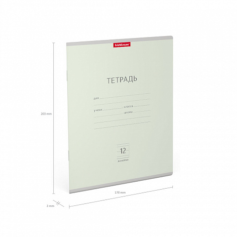 ErichKrause Тетрадь ученическая 12л , линейка 59406