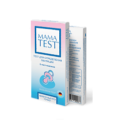 Тест для определения овуляции МАМА TES, 5 тест-полосок