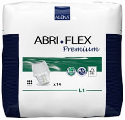 Abena Abri-Flex Premium Подгузники (трусики) одноразовые для взрослых L1, 14 шт