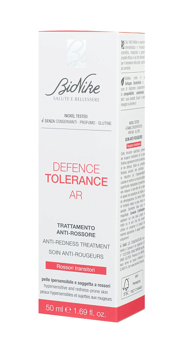 BioNike Крем-уход для лица против покраснений Defence Tolerance AR Anti-redness treatment, 50 мл