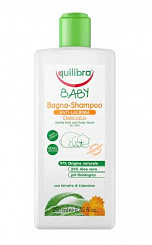 EQUILIBRA Baby Детский шампунь-гель для нежного ухода за волосами и телом (без слез), 250 мл (новый дизайн)